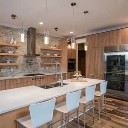 Eclipse contemporary kitchen sub zero wolf