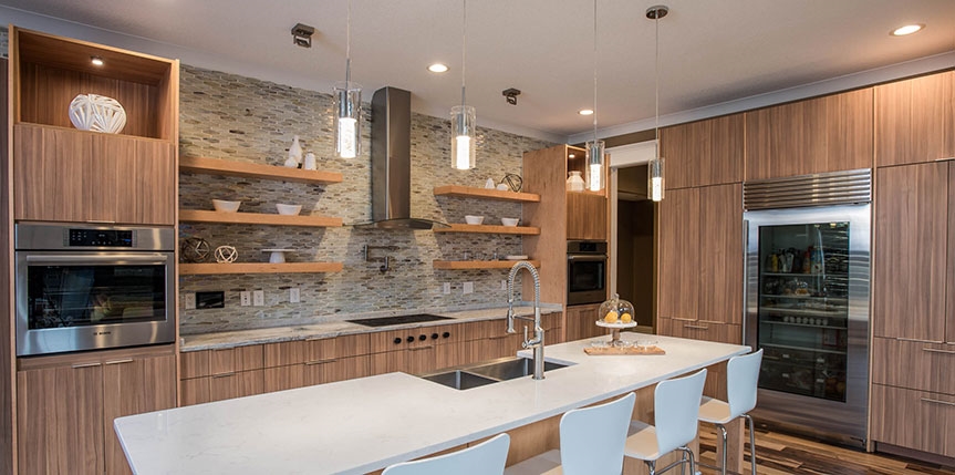 Eclipse contemporary kitchen sub zero wolf